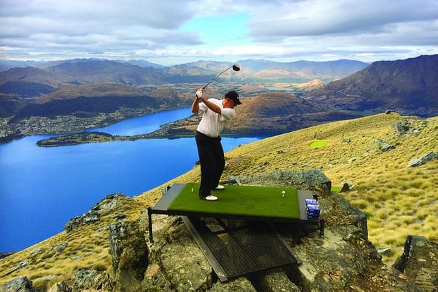 PM John Key tees off at Over The Top Golf